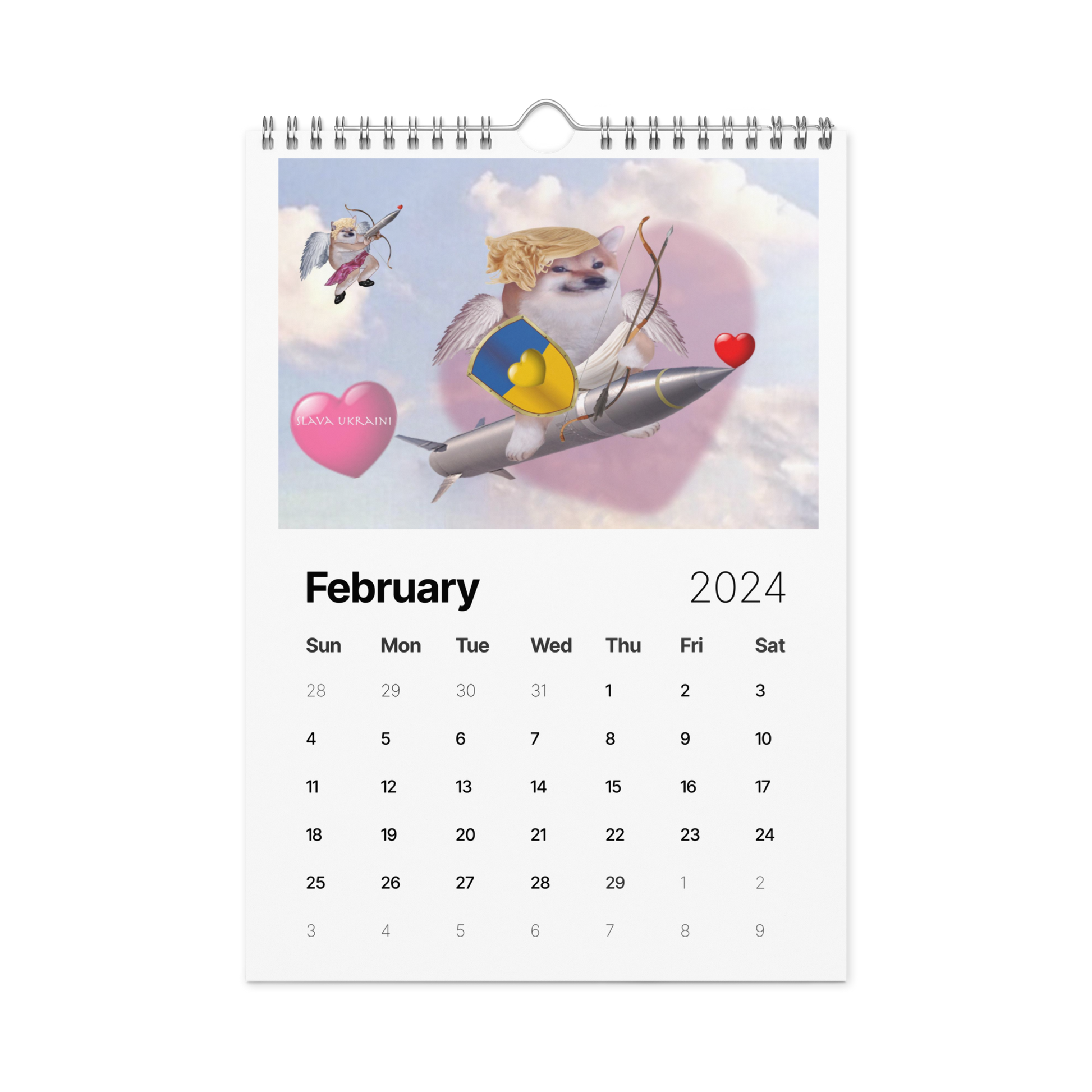 Calendario da muro Frank Moth Calendar - In Another World 2024