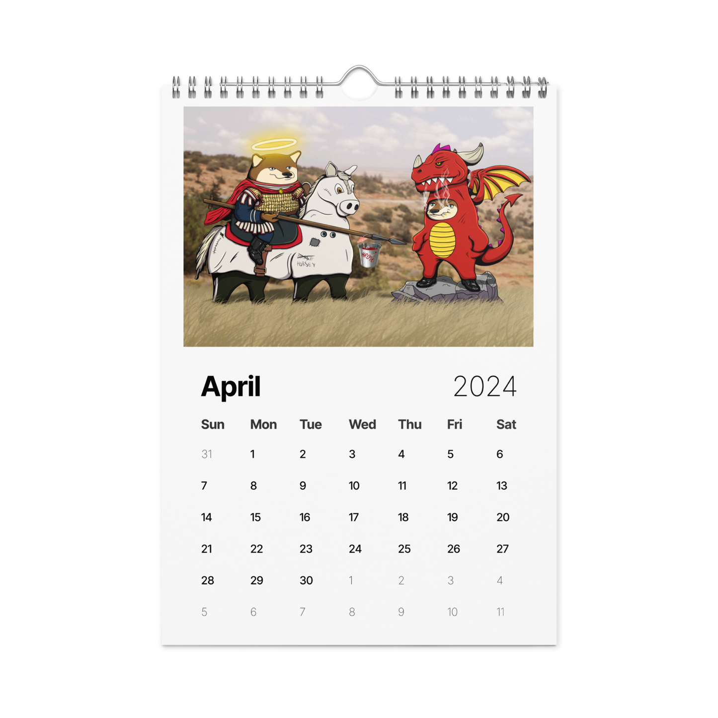 NAFO Forger Designed Wall Calendar (2024)