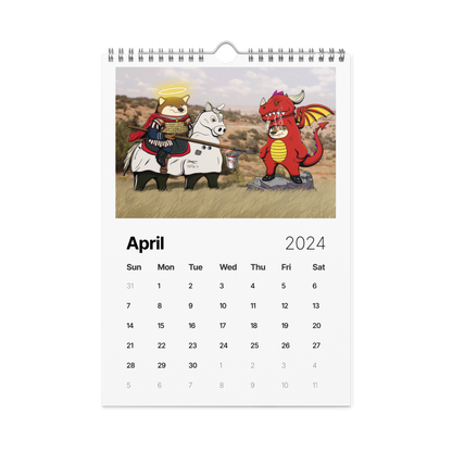 NAFO Forger Designed Wall Calendar (2024)