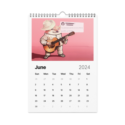 NAFO Forger Designed Wall Calendar (2024)