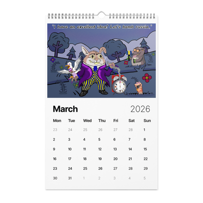 NAFO Forger Designed Wall Calendar (2026)
