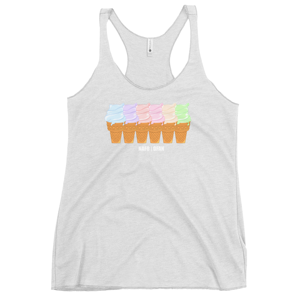 Fella Ice Cream Cone Assortment Women's Tank Top