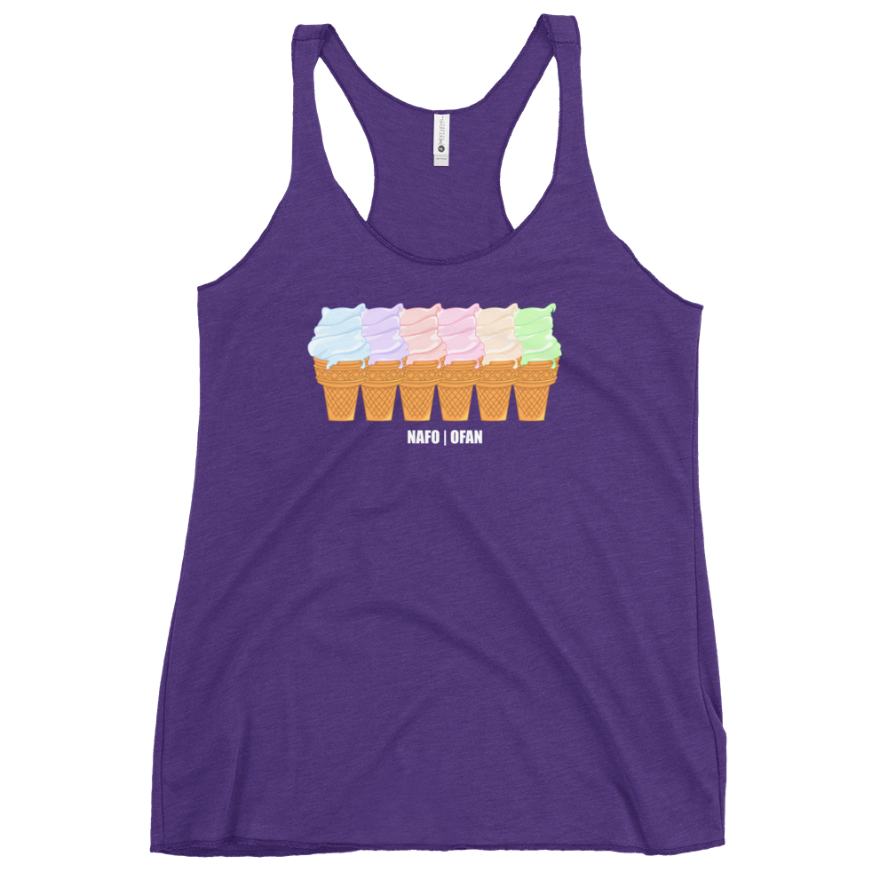 Fella Ice Cream Cone Assortment Women's Tank Top