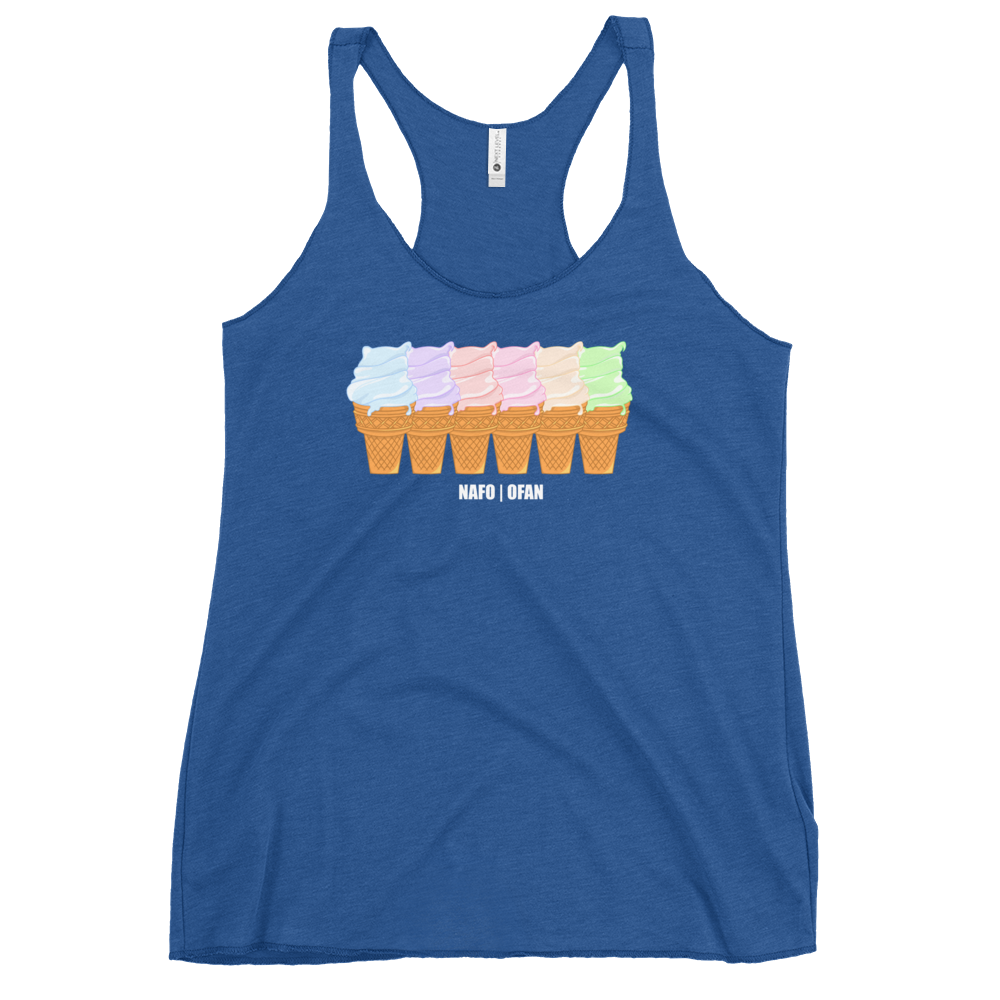 Fella Ice Cream Cone Assortment Women's Tank Top