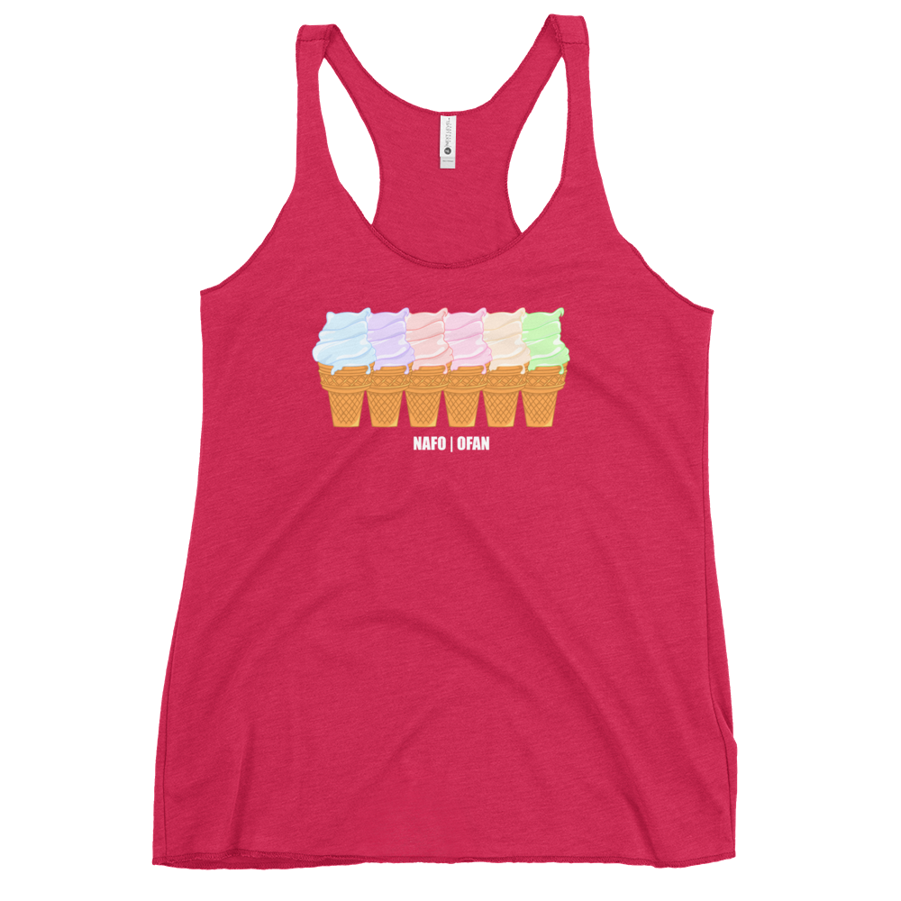 Fella Ice Cream Cone Assortment Women's Tank Top