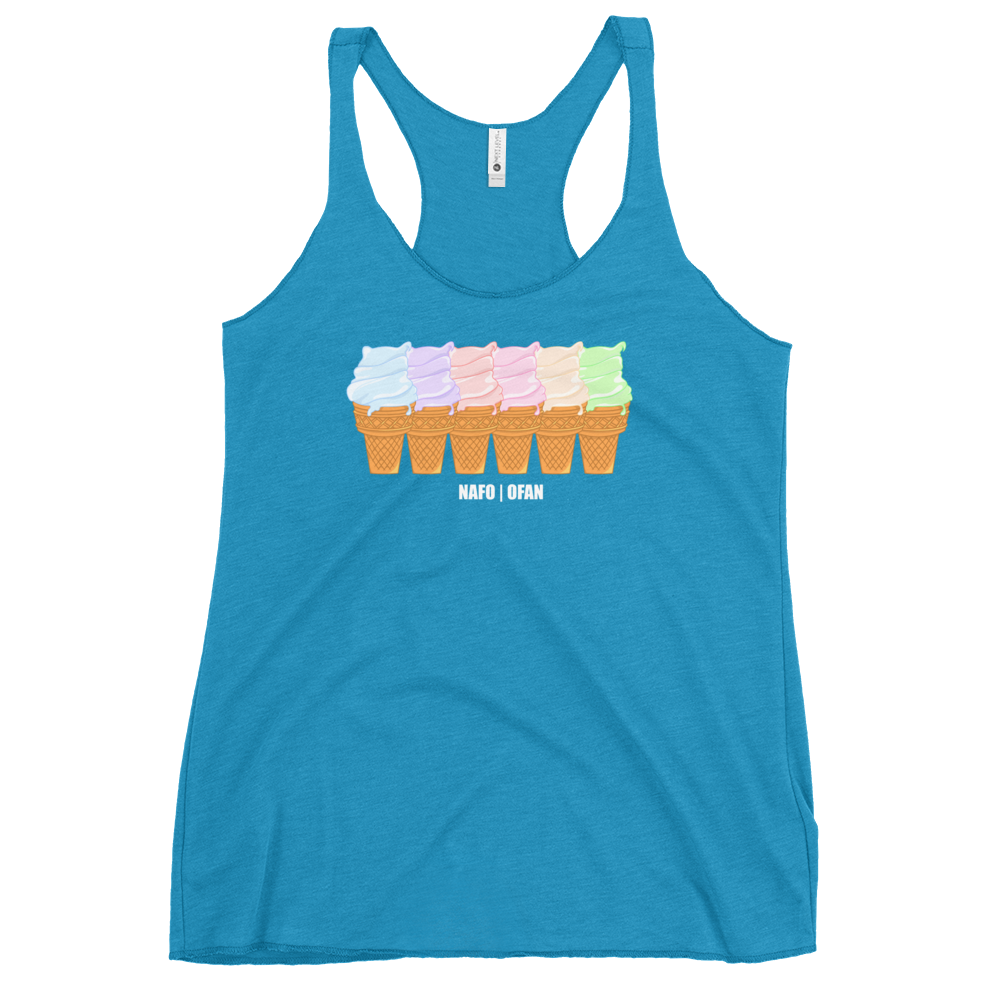 Fella Ice Cream Cone Assortment Women's Tank Top