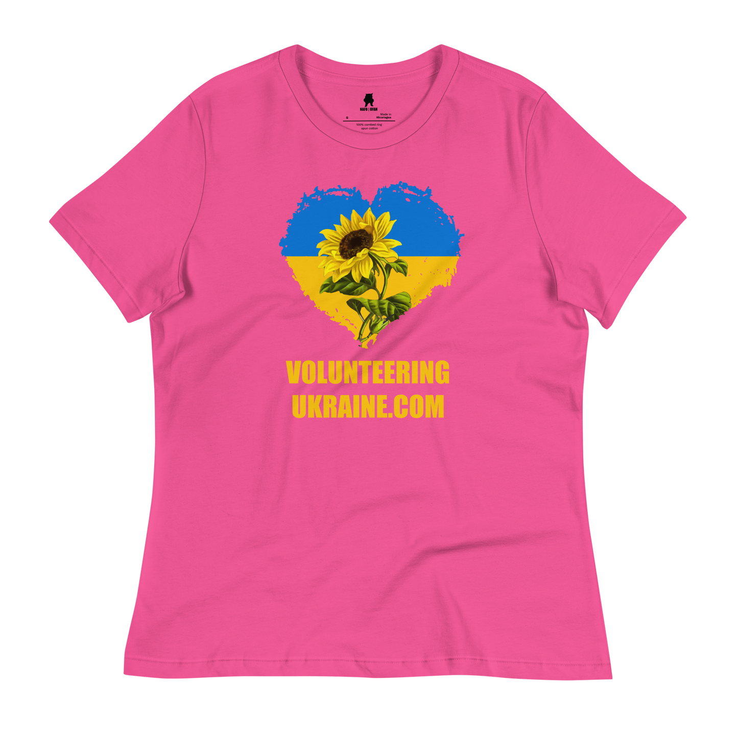 NAFO FLK Volunteering Ukraine Women's T-Shirt