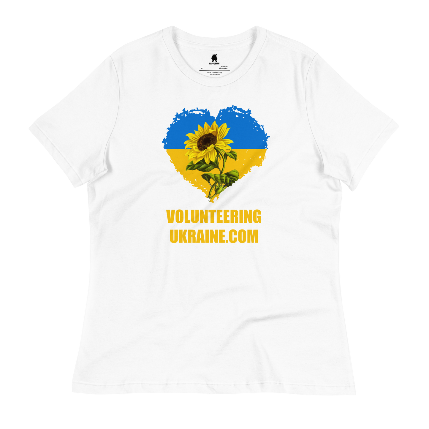 NAFO FLK Volunteering Ukraine Women's T-Shirt