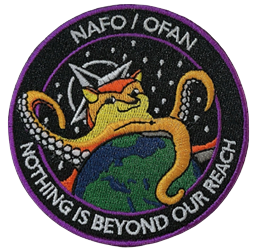 NAFO Nothing is Beyond Our Reach Velcro Patch - (ONE PER CUSTOMER LIMIT)
