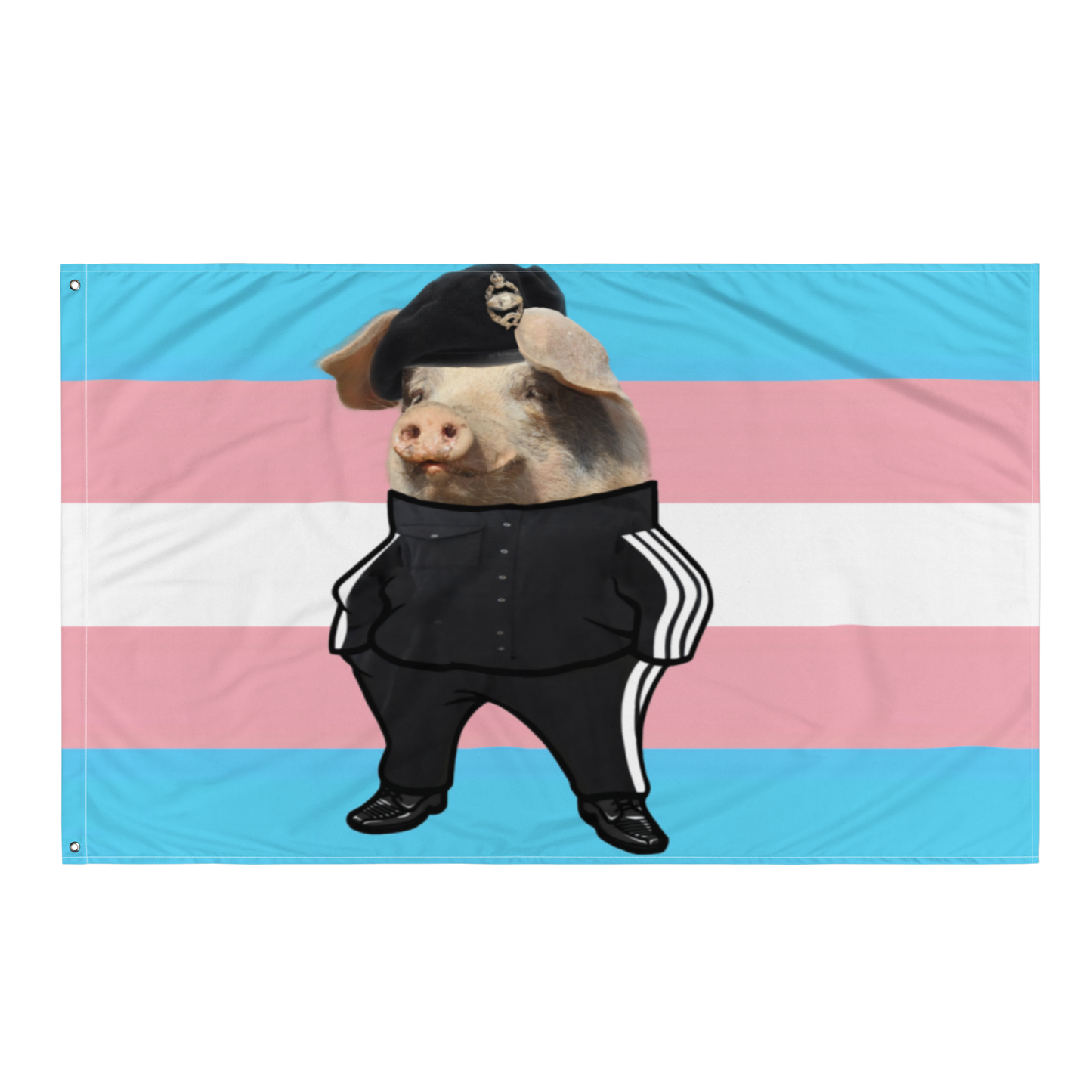 LazerPig Trans Pride Flag