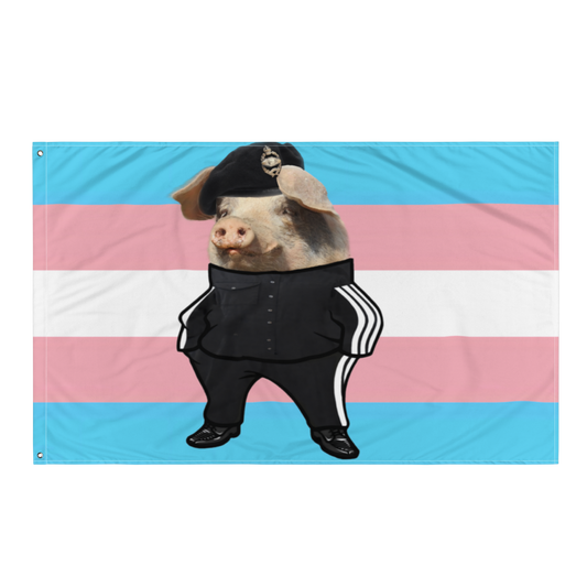 LazerPig Trans Pride Flag
