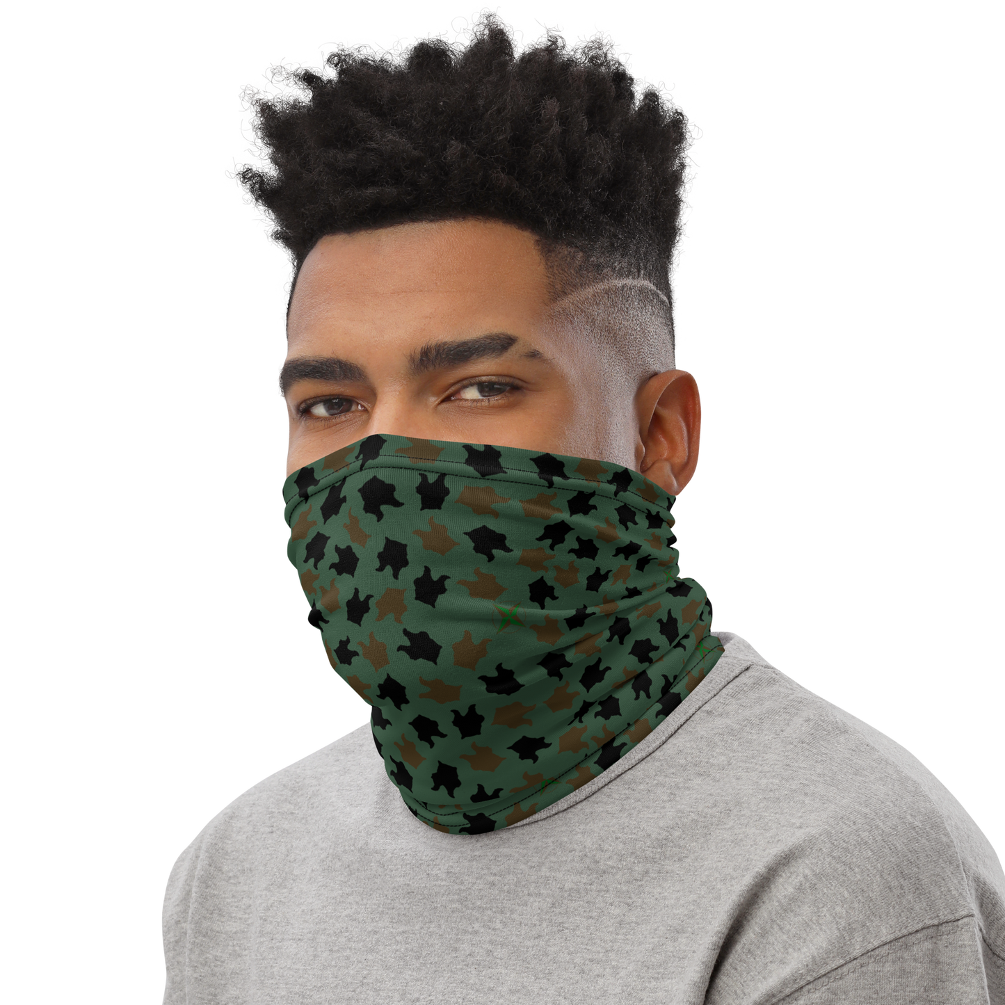 NAFO Fellaflage Green Neck Gaiter