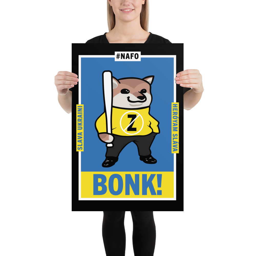 NAFO BONK Poster