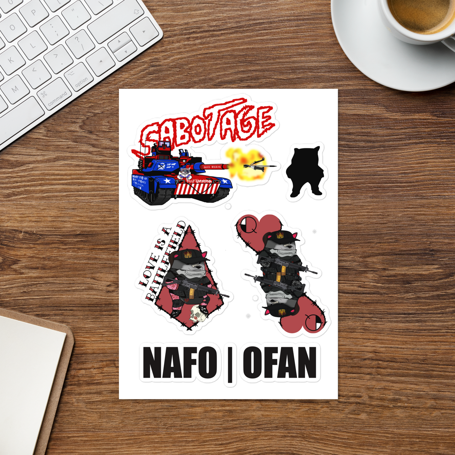 NAFO Dark Side Sticker Pack