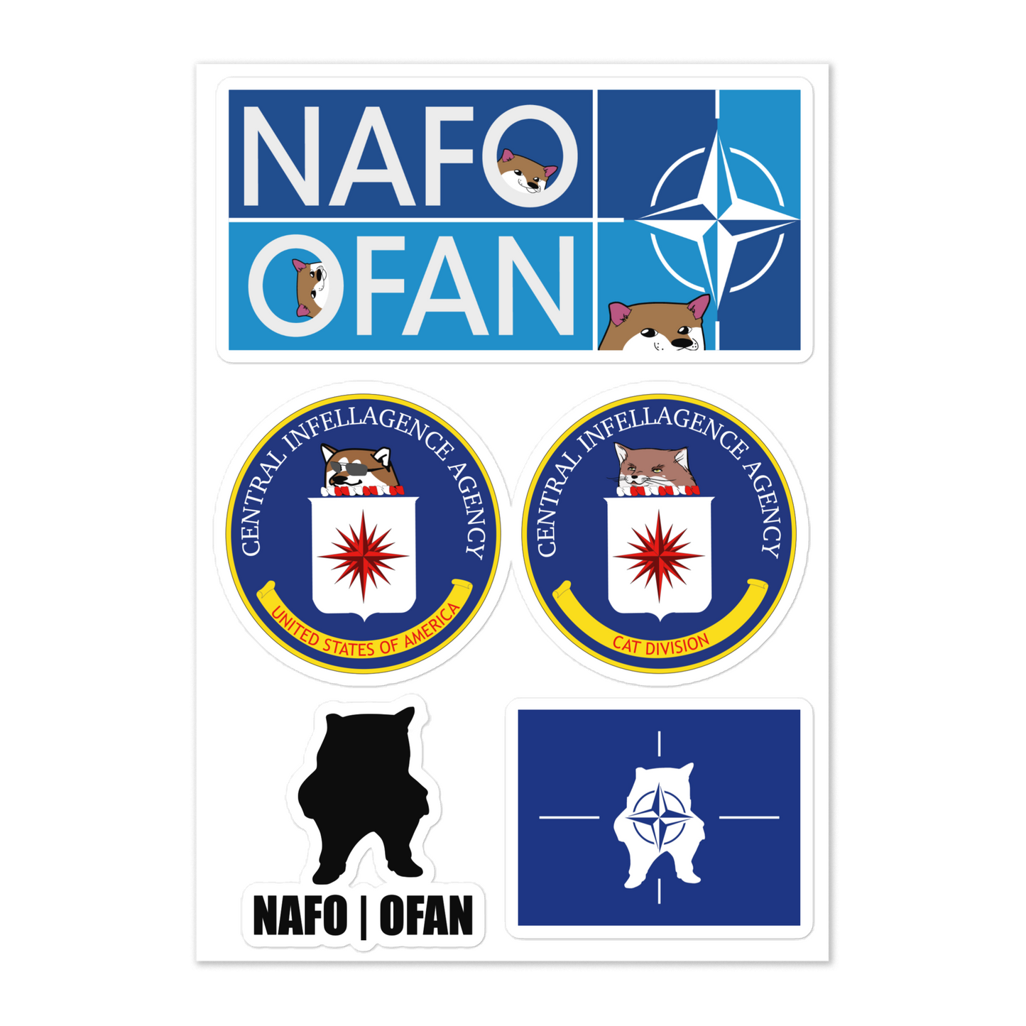 NAFO OFAN Classic Sticker Pack
