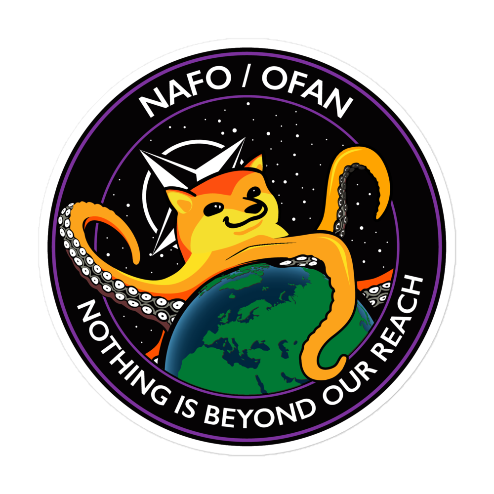 NAFO Nothing is Beyond Our Reach Sticker – NorthAtlanticFellaOrganization