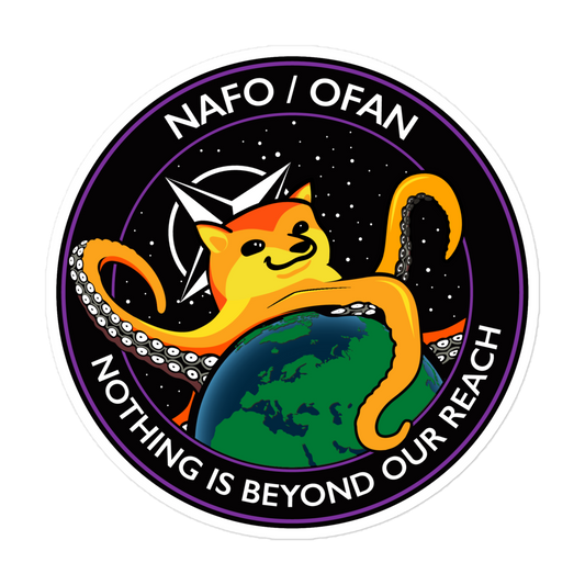 NAFO Nothing is Beyond Our Reach Sticker