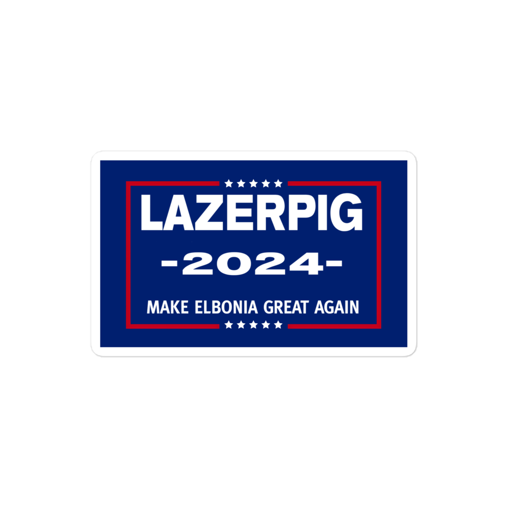 LazerPig MEGA Sticker
