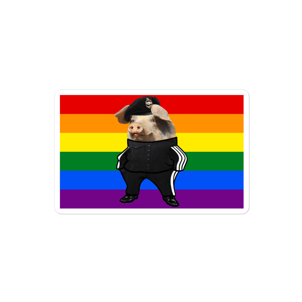 LazerPig Pride Sticker