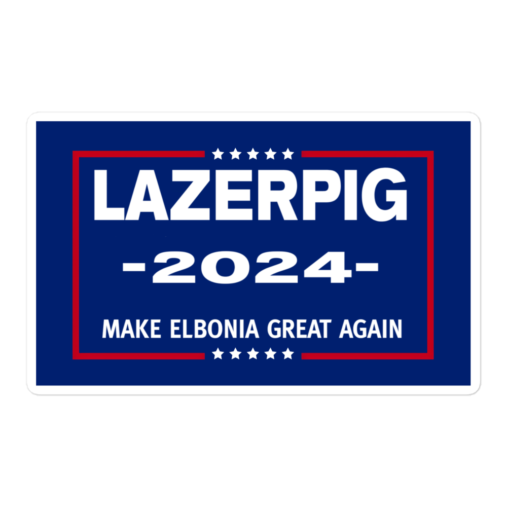 LazerPig MEGA Sticker