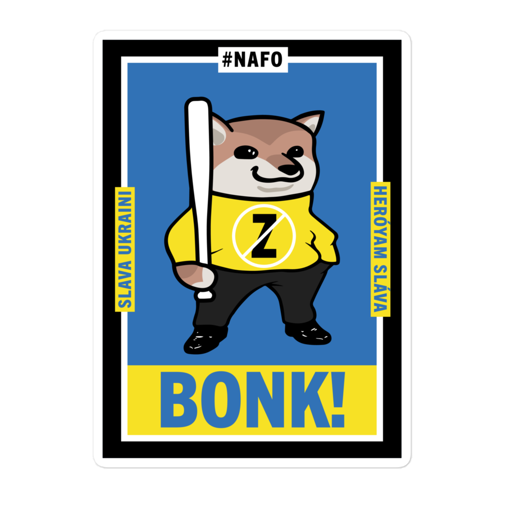 NAFO BONK Sticker