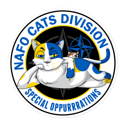 NAFO Cat Division Spec Ops. Sticker