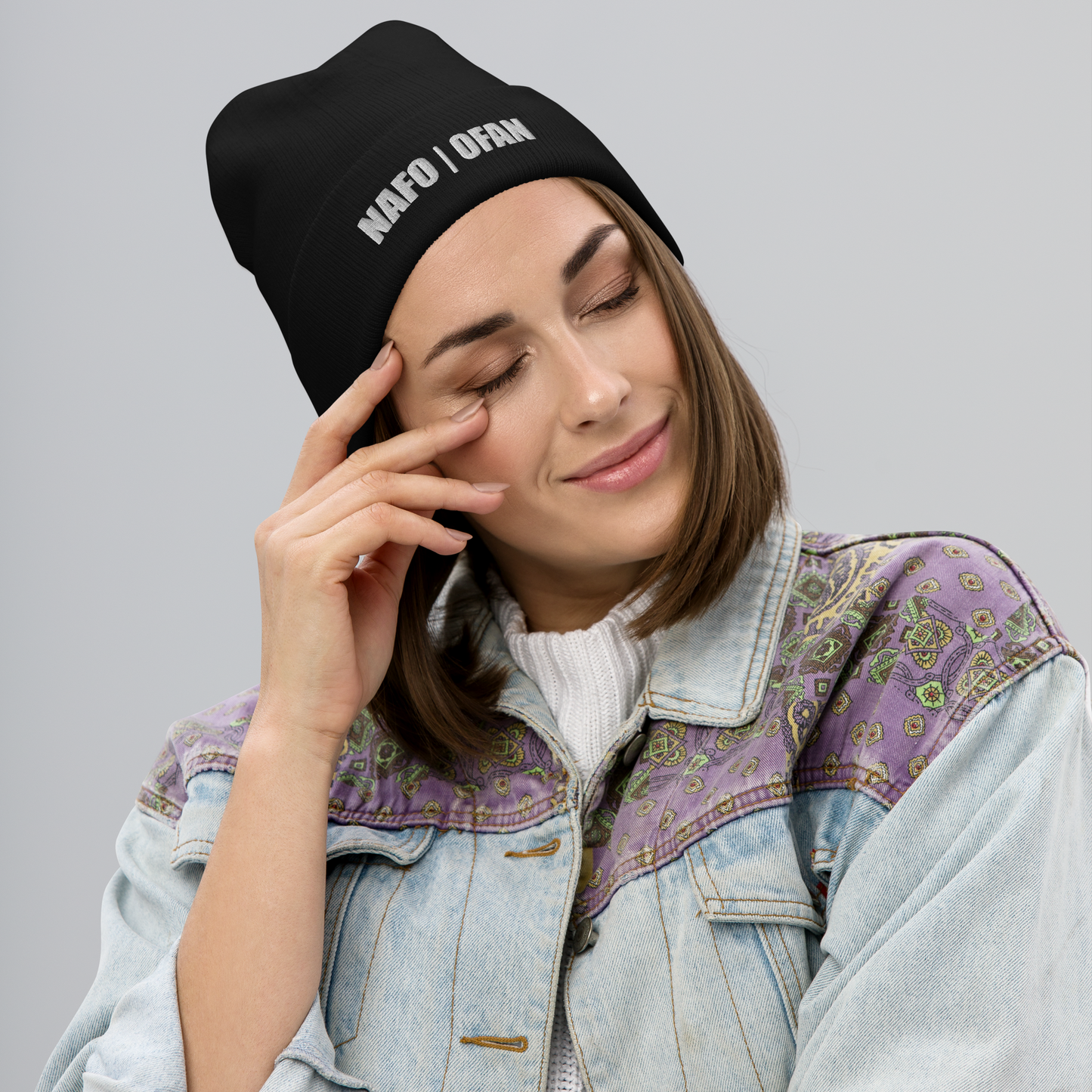 NAFO | OFAN Embroidered Beanie