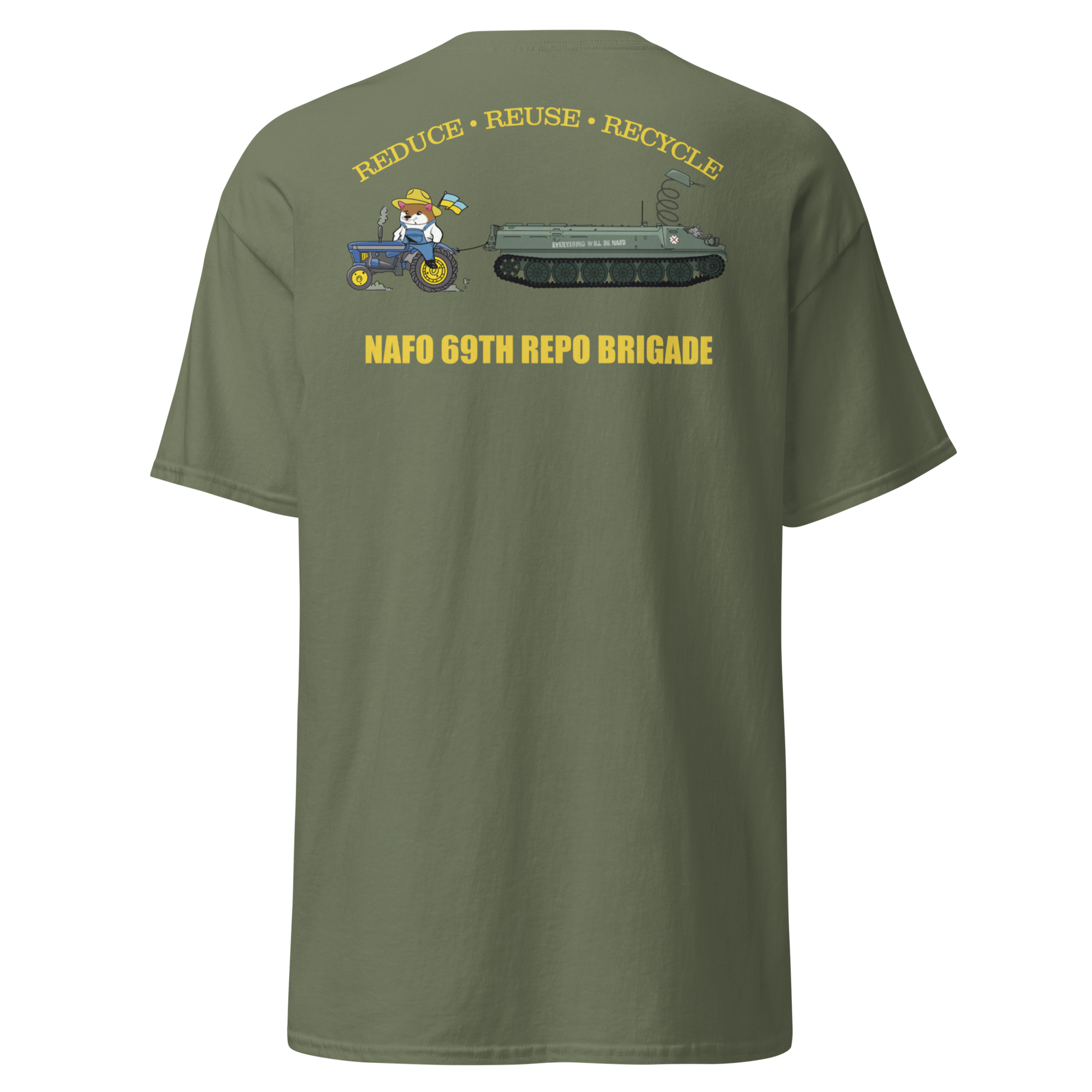 The Push Cart Mafia T-Shirt  Military Green – No Laying Up