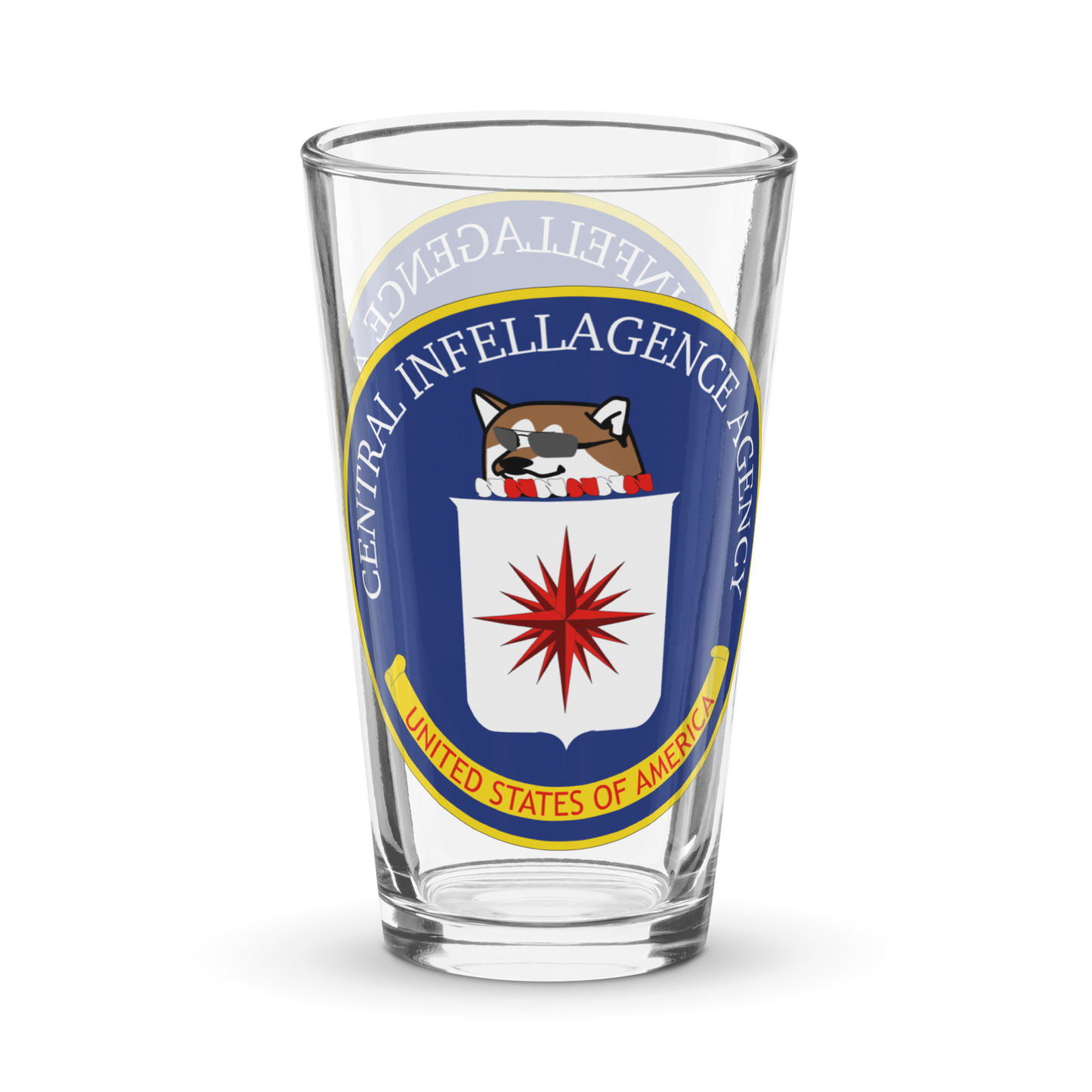 NAFO Central Infellagence Pint Glass