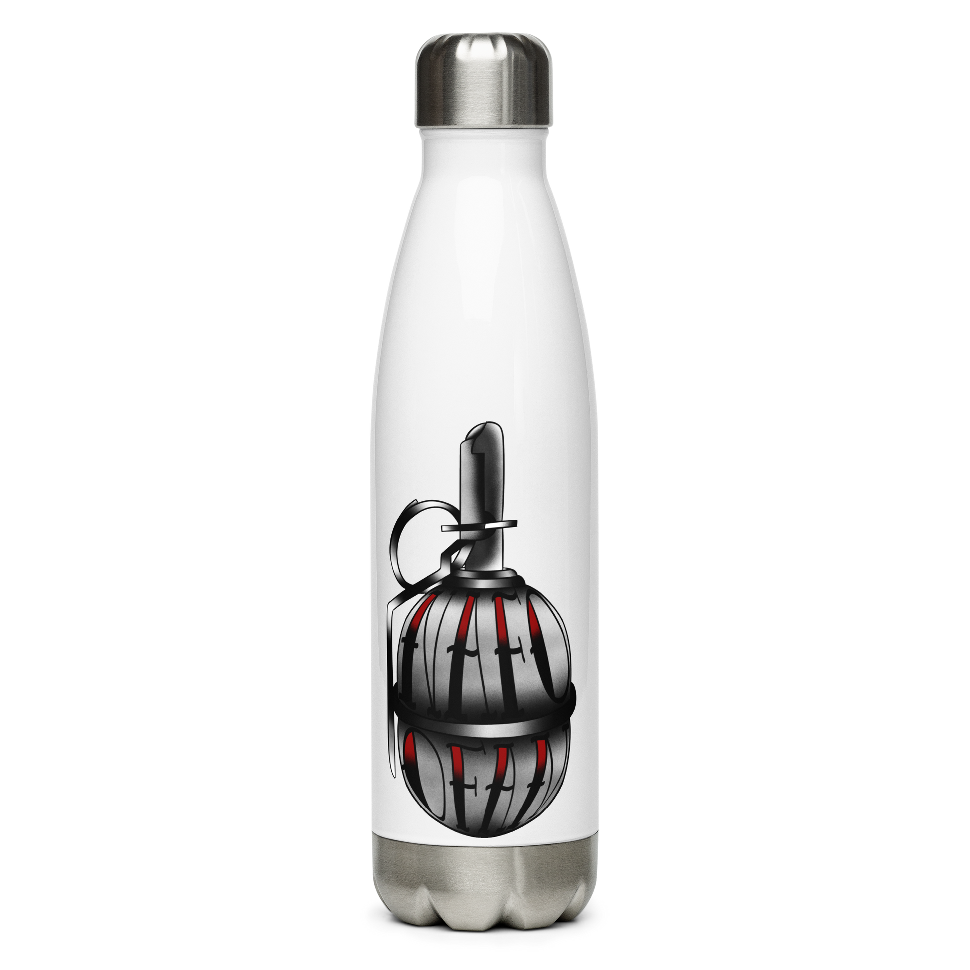 NAFO Grenade Stainless Steel Water Bottle – North Atlantic Fella  Organization